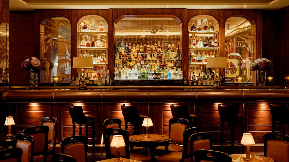 裝飾藝術風｜Le Bar Americain at Hotel de Paris Monte-Carlo