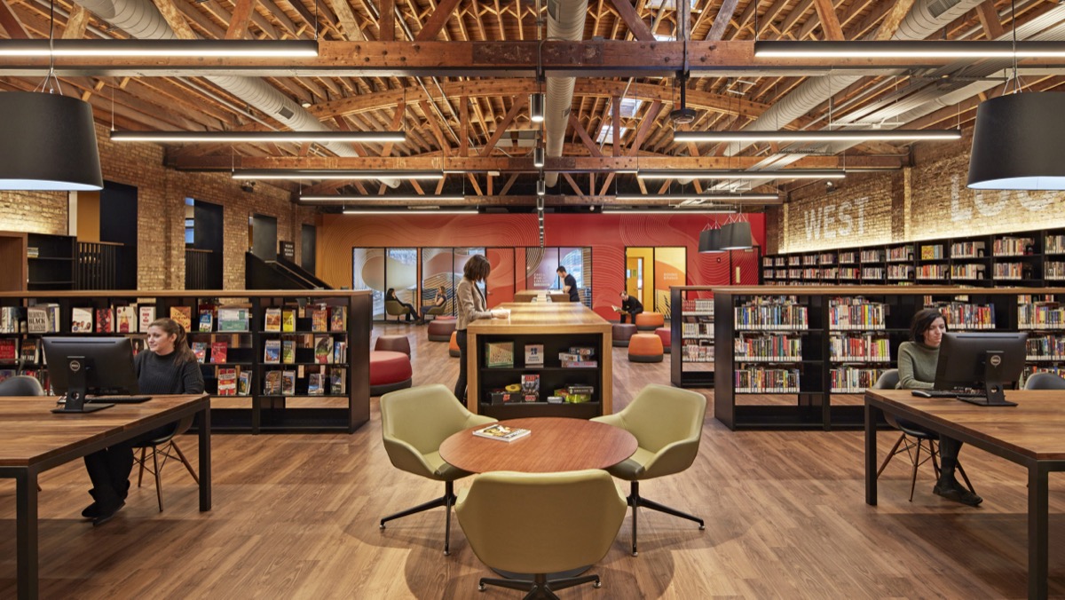 工業風｜Chicago Public Library – West Loop Branch