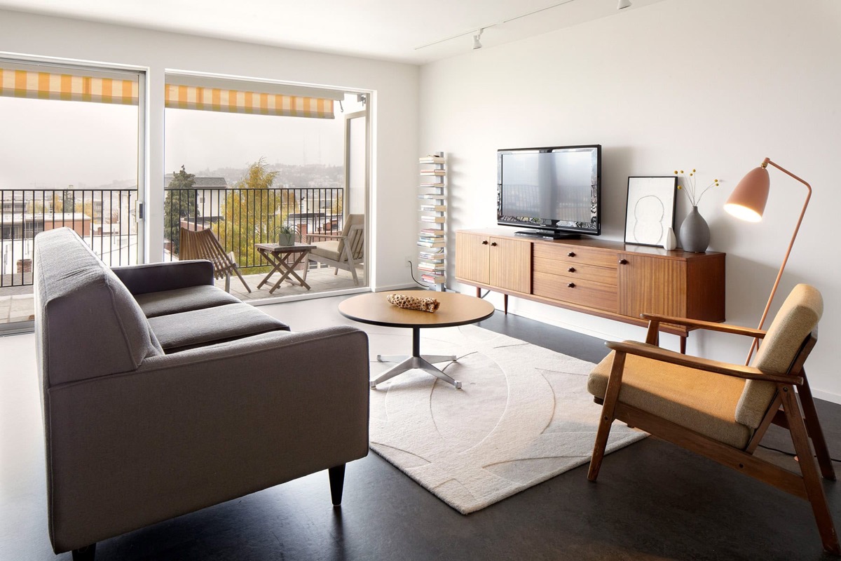 中世紀現代風｜Midcentury Flat Remodel